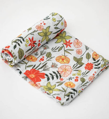Little Unicorn Cotton Muslin Swaddle - Primrose Patch - UB01A7