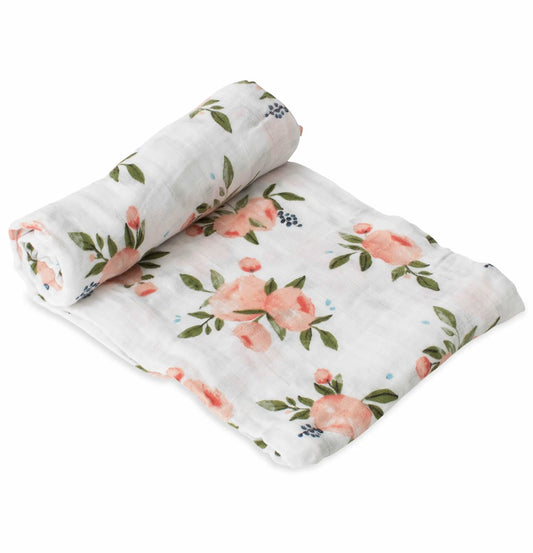 Little Unicorn Cotton Muslin Swaddle - Watercolor - UB01A2