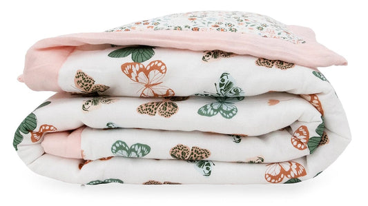 Little Unicorn Cotton Muslin Toddler Comforter - Butterflies