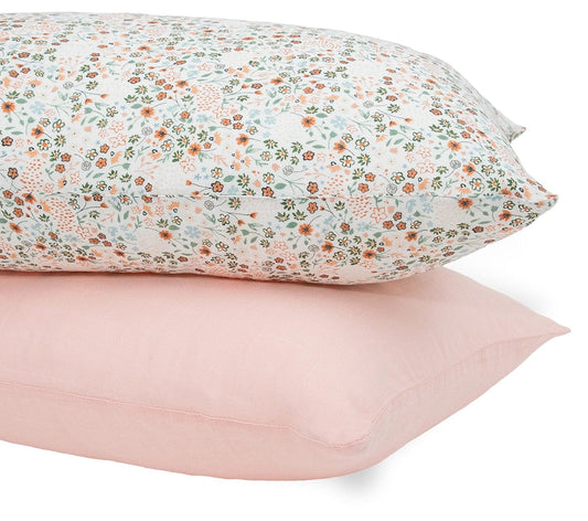 Little Unicorn Cotton Muslin Toddler Pillowcase, 2 Pack - Petal Press