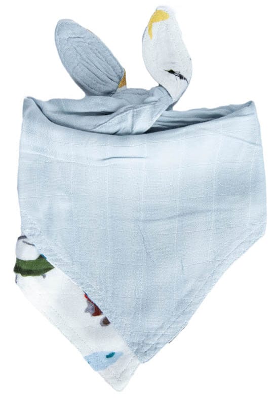 Little Unicorn Deluxe Muslin Reversible Bandana Bib - Air Show - UF0604