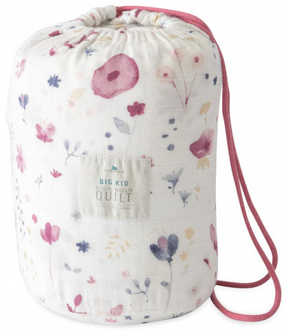 Little Unicorn Deluxe Muslin Big Kid Quilt - Fairy Garden - UB1806