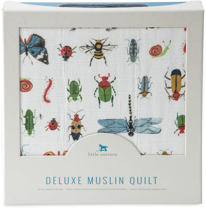 Little Unicorn Deluxe Muslin Quilt - Bugs - UB0616
