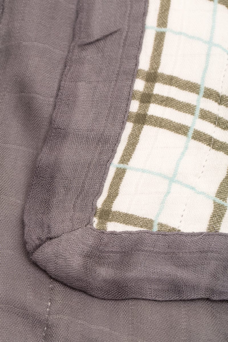 Little Unicorn Deluxe Muslin Quilt - Pendleton Plaid - UB0608