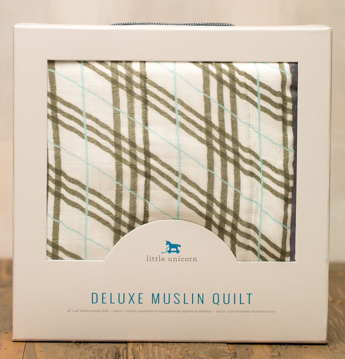 Little Unicorn Deluxe Muslin Quilt - Pendleton Plaid - UB0608
