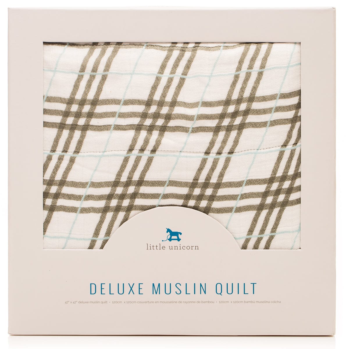 Little Unicorn Deluxe Muslin Quilt - Pendleton Plaid - UB0608