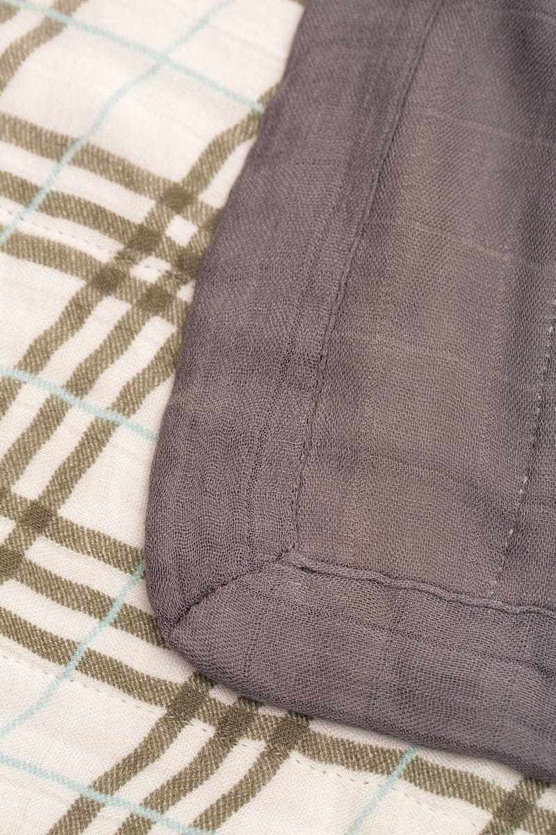 Little Unicorn Deluxe Muslin Quilt - Pendleton Plaid - UB0608