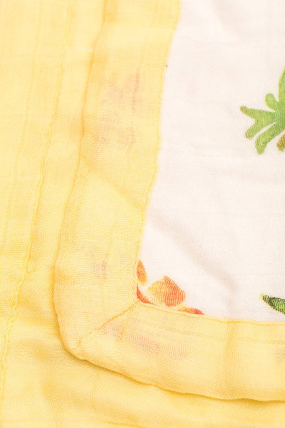 Little Unicorn Deluxe Muslin Quilt - Pineapple - UB0606