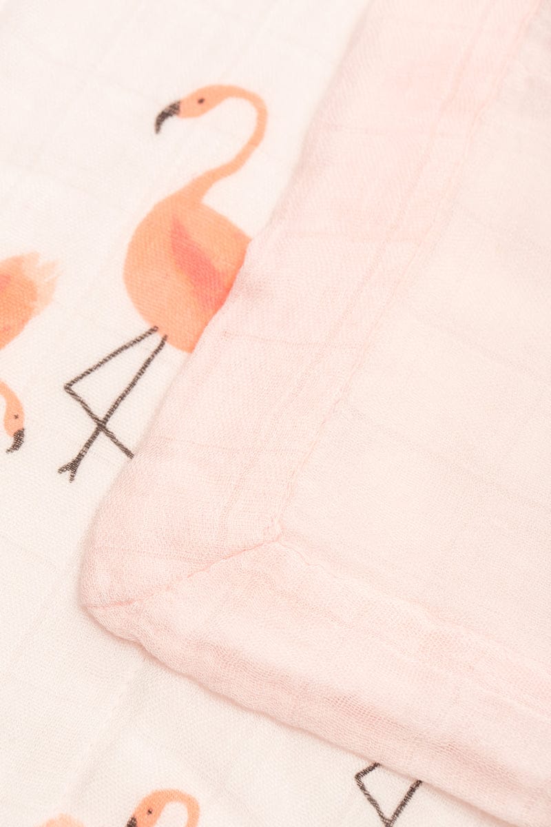 Little Unicorn Deluxe Muslin Quilt - Pink Ladies - UB0607