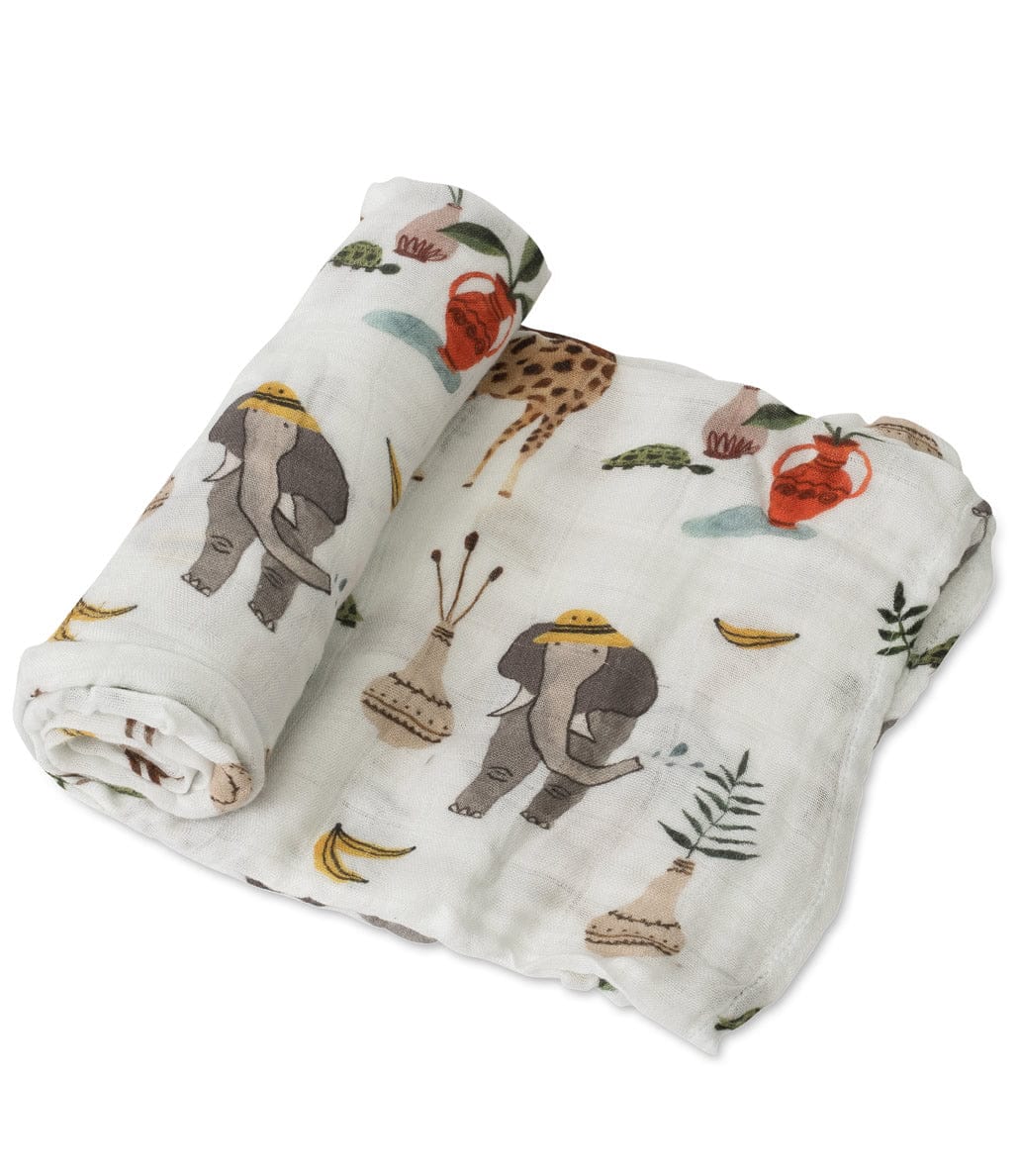 Little Unicorn Deluxe Muslin Quilt - Safari Social - UB0620