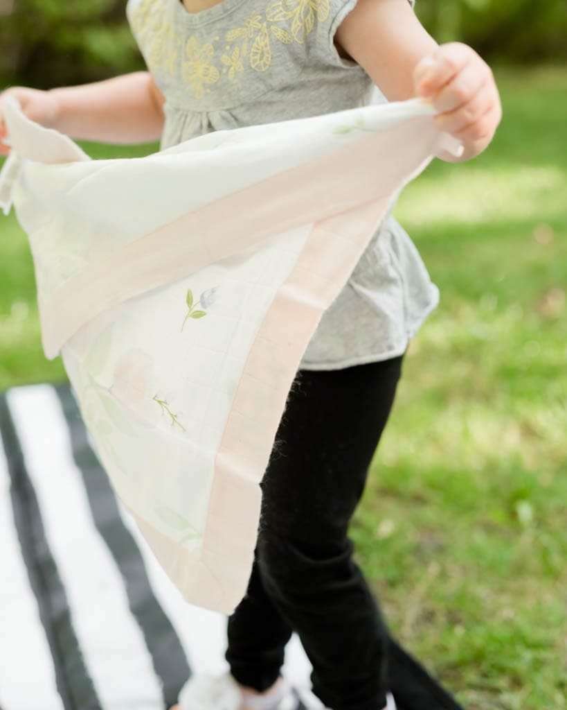 Little Unicorn Deluxe Muslin Security Blanket, 2 Pack - Pink Peony + Blush - UB0709