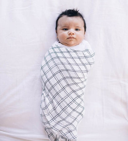 Little Unicorn Deluxe Muslin Swaddle 2 Pack White Anemone - UB0415