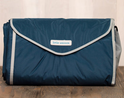 Little Unicorn Outdoor Blanket - Navy Gingham - UB0804