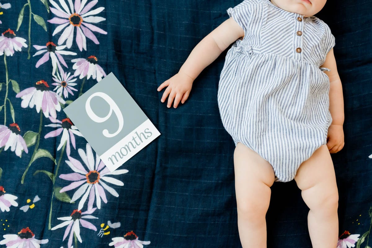 Little Unicorn Photo Blanket - Dark Coneflower