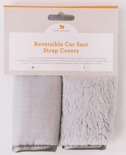Little Unicorn Reversible Strap Covers - Grey