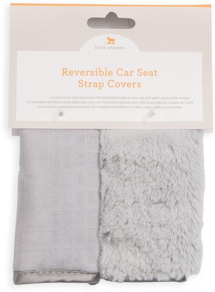 Little Unicorn Reversible Strap Covers - Grey