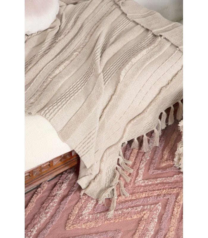 Lorena Canals Air Knitted Blanket - Dune White (4'2" x 5') - BLC-AIR-DWH