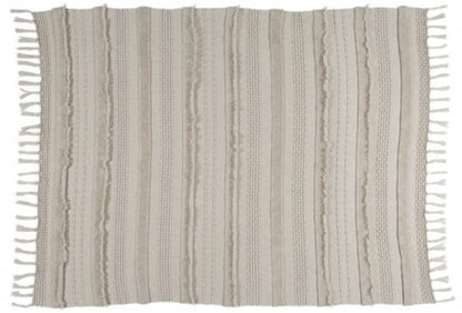 Lorena Canals Air Knitted Blanket - Dune White (4'2" x 5') - BLC-AIR-DWH