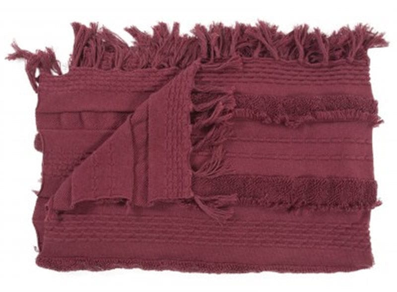 Lorena Canals Air Knitted Blanket - Savannah Red (4'2" x 5') - BLC-AIR-SAVR