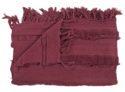 Lorena Canals Air Knitted Blanket - Savannah Red (4'2" x 5') - BLC-AIR-SAVR