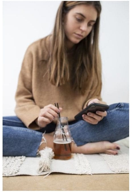 Lorena Canals Air Rug - Dune White (4'7" x 6'7") - C-AIR-NAT