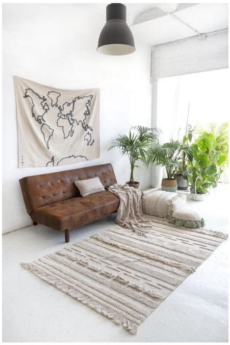 Lorena Canals Air Rug - Dune White (4'7" x 6'7") - C-AIR-NAT