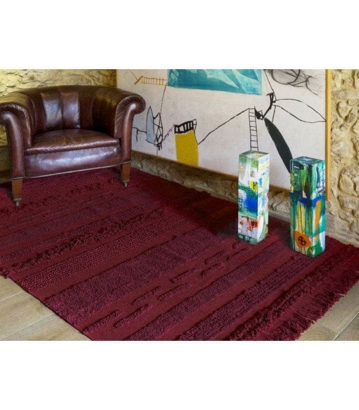 Lorena Canals Air Rug - Savannah Red (4'7" x 6'7") - C-AIR-SAVR