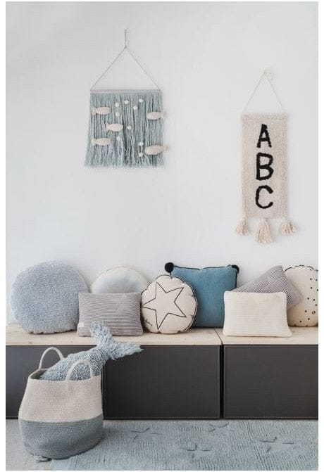 Lorena Canals Baby Fish Cushion - Aqua Blue (2'x 10") - SC-BABYFISH-AQ