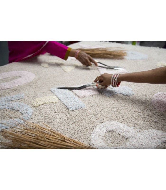 Lorena Canals Baby Numbers Rug (4'x 5'3") - C-BABYNUM