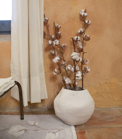 Lorena Canals Basket Bola - Ivory  (1'x 1') - BSK-BOLA-IVO