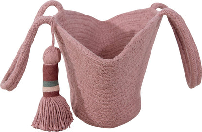 Lorena Canals Basket Cistell - Ash Rose - Small (1'1" x 4") - BSK-CIS-ASH-S