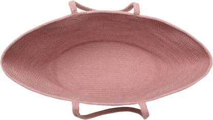 Lorena Canals Basket Cistell - Ash Rose - Small (1'1" x 4") - BSK-CIS-ASH-S