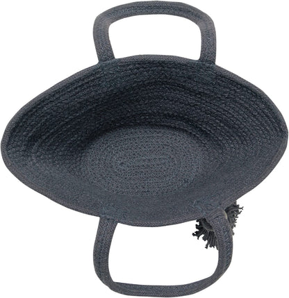 Lorena Canals Basket Cistell - Dark Grey - Small (1'1" x 4") - BSK-CIS-DGR-S