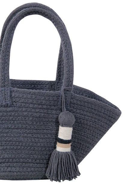 Lorena Canals Basket Cistell - Dark Grey - Small (1'1" x 4") - BSK-CIS-DGR-S