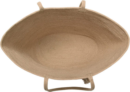 Lorena Canals Basket Cistell - Linen (2'2" x 7") - BSK-CIS-LIN