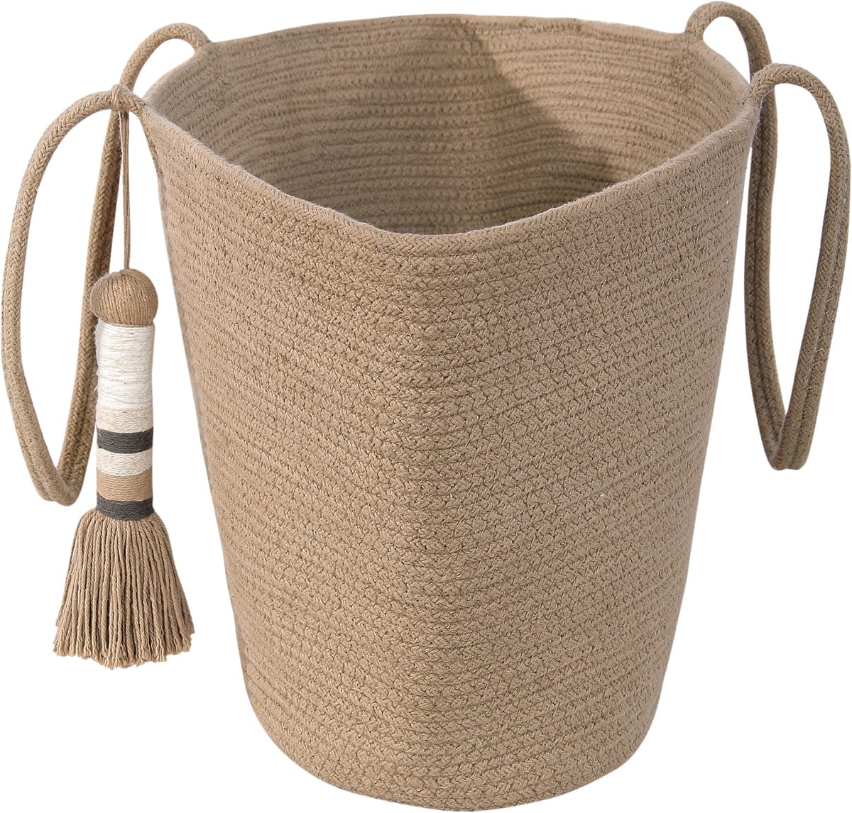 Lorena Canals Basket Cistell - Linen (2'2" x 7") - BSK-CIS-LIN