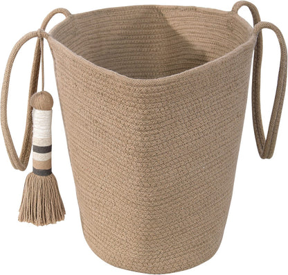 Lorena Canals Basket Cistell - Linen (2'2" x 7") - BSK-CIS-LIN