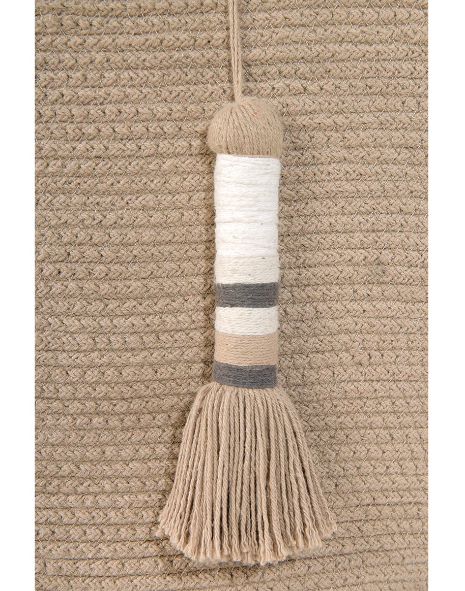 Lorena Canals Basket Cistell - Linen (2'2" x 7") - BSK-CIS-LIN