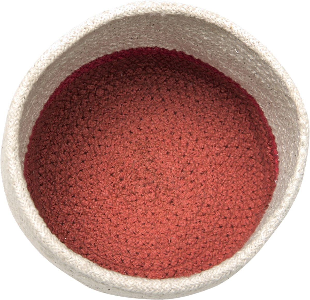 Lorena Canals Basket Mini Tricolor - Natural (6" x 6") - BSK-TRIC-NAT