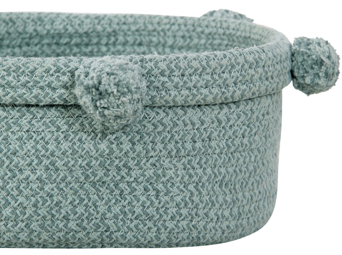 Lorena Canals Basket Tray - Vintage Blue (1'x 1') - BSK-TRAY-VB