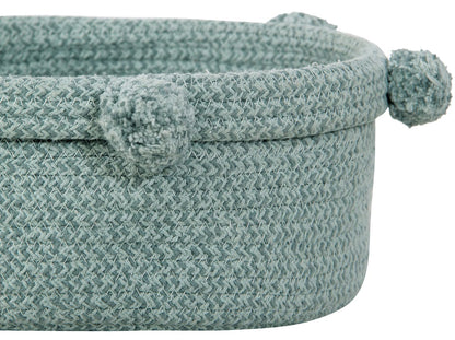 Lorena Canals Basket Tray - Vintage Blue (1'x 1') - BSK-TRAY-VB