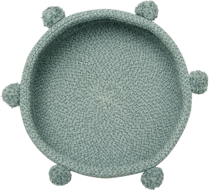 Lorena Canals Basket Tray - Vintage Blue (1'x 1') - BSK-TRAY-VB