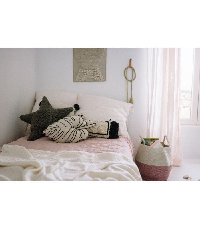 Lorena Canals Basket Zoco - Ash Rose/Natural (1'2" x 1') - BSK-ZOCO-ASH