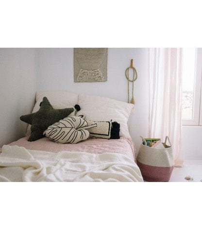 Lorena Canals Basket Zoco - Ash Rose/Natural (1'2" x 1') - BSK-ZOCO-ASH