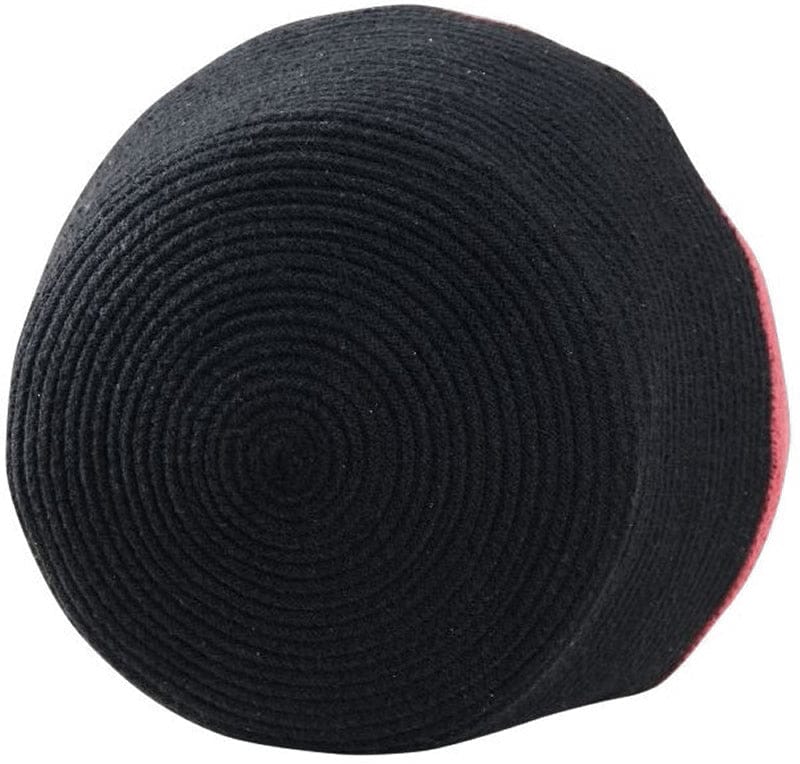 Lorena Canals Basket Zoco - Black/Aubergine (1'2" x 1') - BSK-ZOCO-AUB