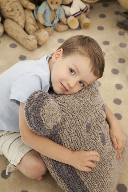 Lorena Canals Bear Cushion - Dark Grey (1'9" x 1'1") - SC-BE-L/GR