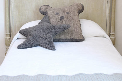 Lorena Canals Bear Cushion - Dark Grey (1'9" x 1'1") - SC-BE-L/GR