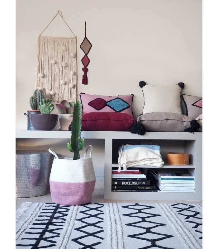 Lorena Canals Bereber Rug - Canvas, Medium (4'7" x 6'7") - C-BER-CANV-M