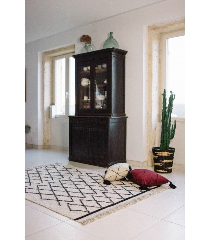 Lorena Canals Bereber Rug - Crisscross (4'7" x 7'1") - C-BER-CRISS