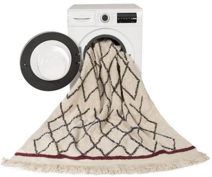 Lorena Canals Bereber Rug - Crisscross (4'7" x 7'1") - C-BER-CRISS